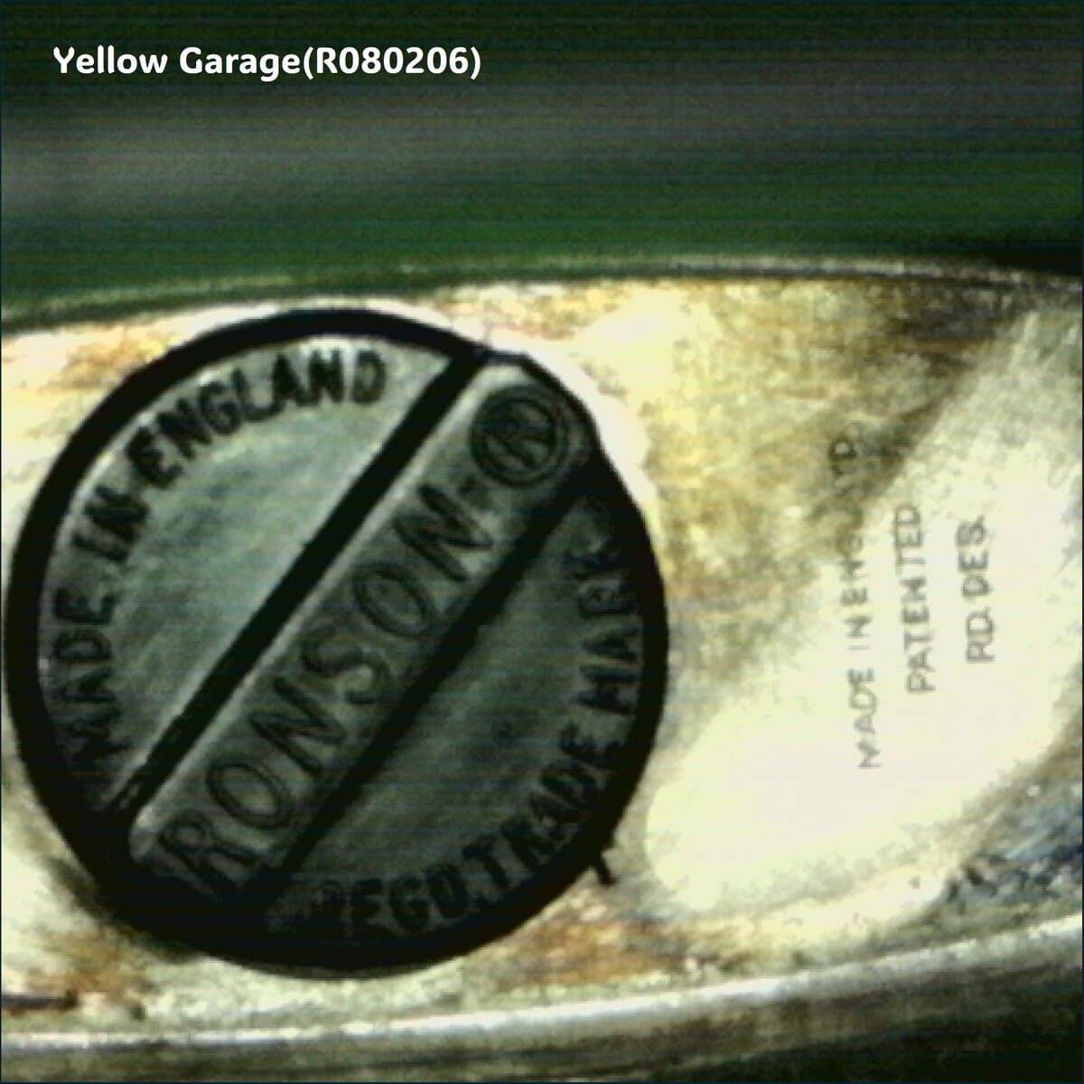 英国を代表するライターブランド RONSON(ロンソン) 製の希少なヴィンテージ卓上ライター_顕微鏡右