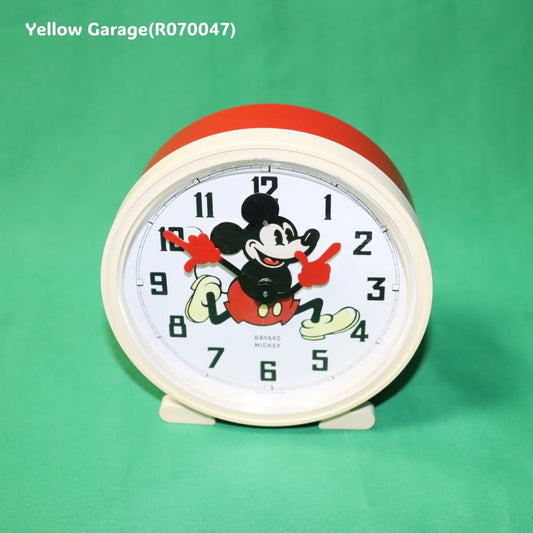 1977年製 フランス Bayard社製 ミッキー・アラームクロック(手巻き式・正規ライセンス)_正面