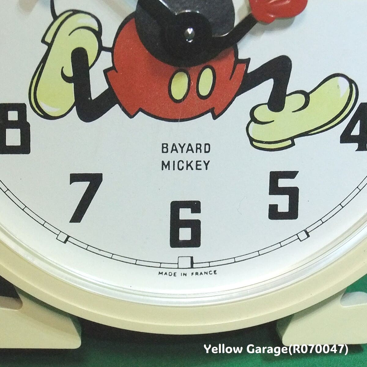 1977年製 フランス Bayard社製 ミッキー・アラームクロック(手巻き式・正規ライセンス)