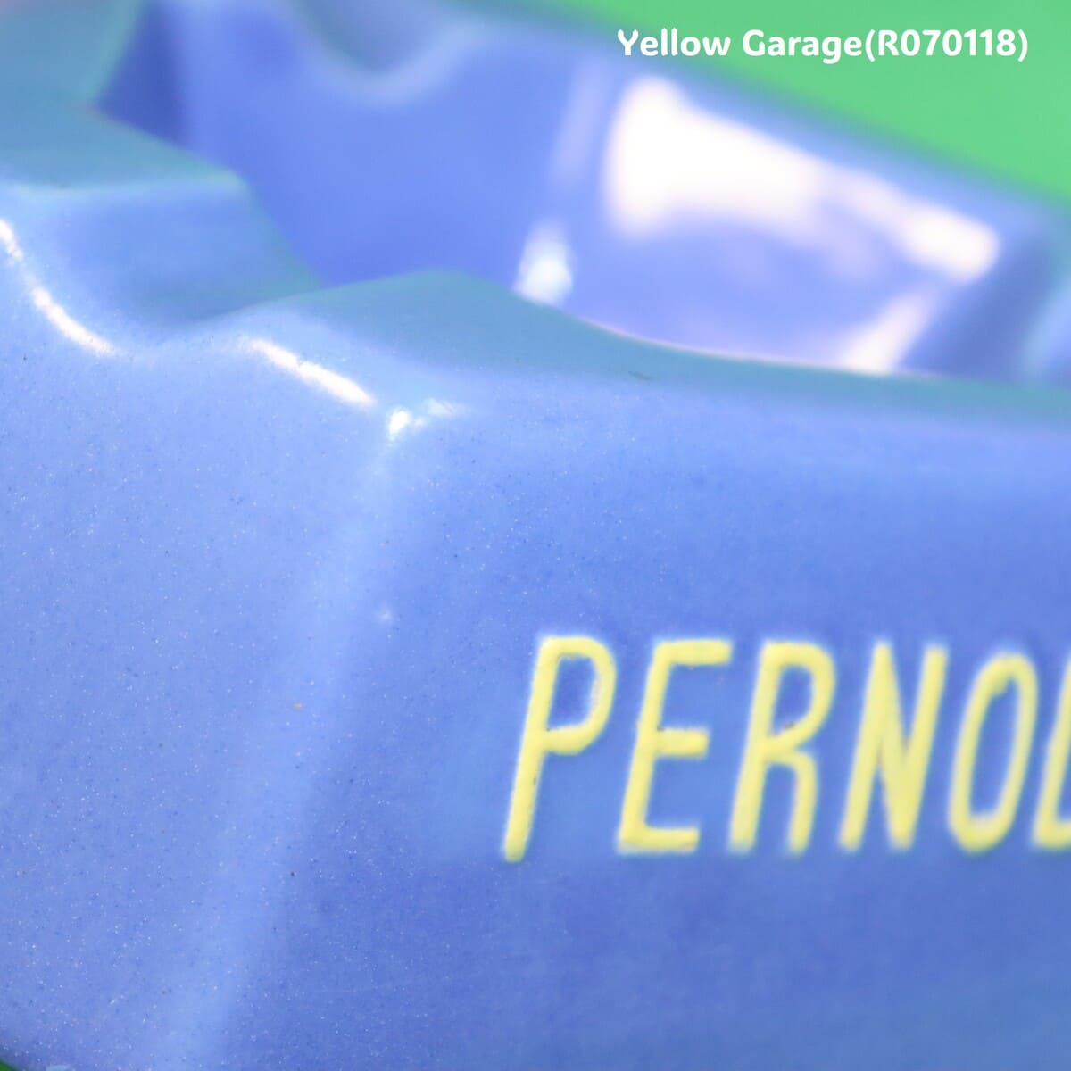 ヴィンテージ PERNOD 45 アッシュトレイ(フランス製 ブルー陶器)