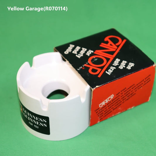 アイリッシュビールの代表格「GUINNESS(ギネス)」のロゴが入ったアメリカ製のアイデア灰皿「CAN-TOP」シリーズのヴィンテージアイテム