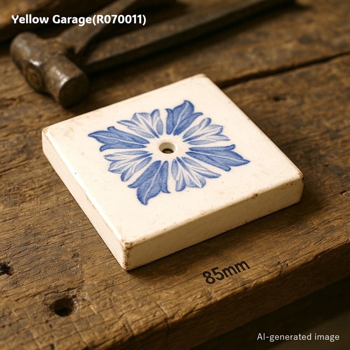 小さな中に宿る芸術｜青と白が織りなすアンティークタイル – ADHOCストアー