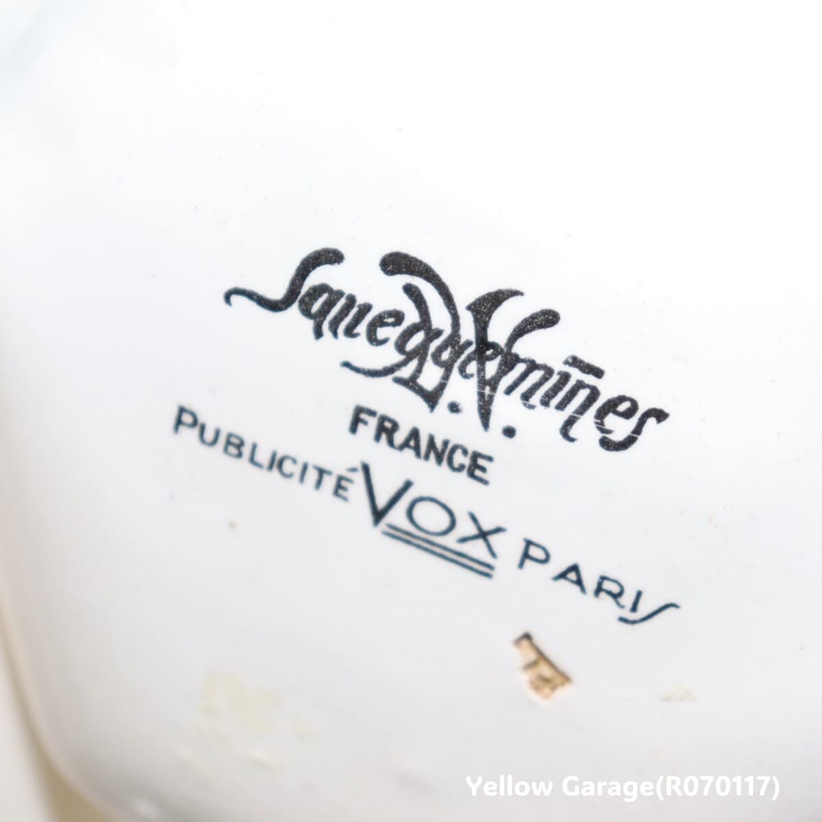 ヴィンテージ MARTINI アッシュトレイ(フランス製/Sarreguemines × VOX Paris)