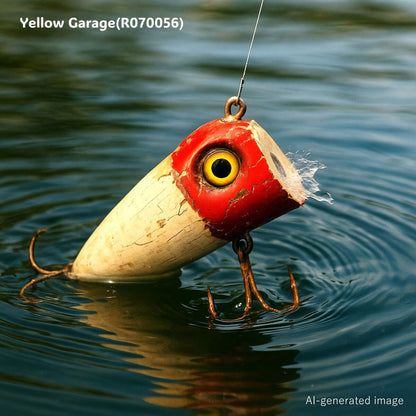 ヴィンテージ フロリダ ウッドポッパー（赤頭×黄ボディ）AI