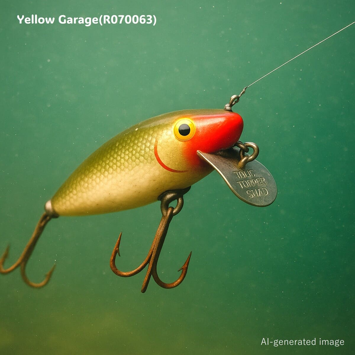 アンティークルアー TRUE TEMPER SHAD ビンテージフィッシングルアーAI