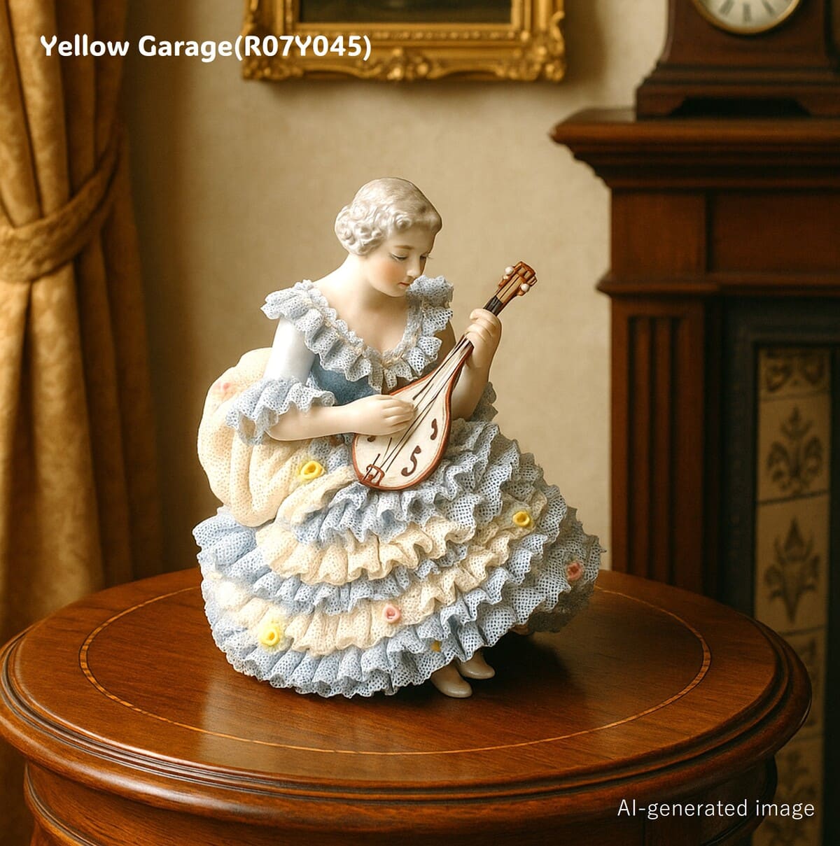 優雅なレースと繊細な造形美が映えるドイツ製アンティーク人形
時を超えて愛される、クラシカルな“Gina”モデルAI