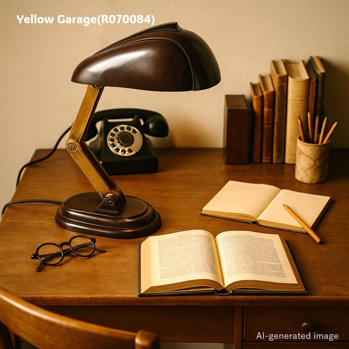 【JUMO製】アール・デコ調 クレーン構造アーム付きヴィンテージデスクランプ＿AI