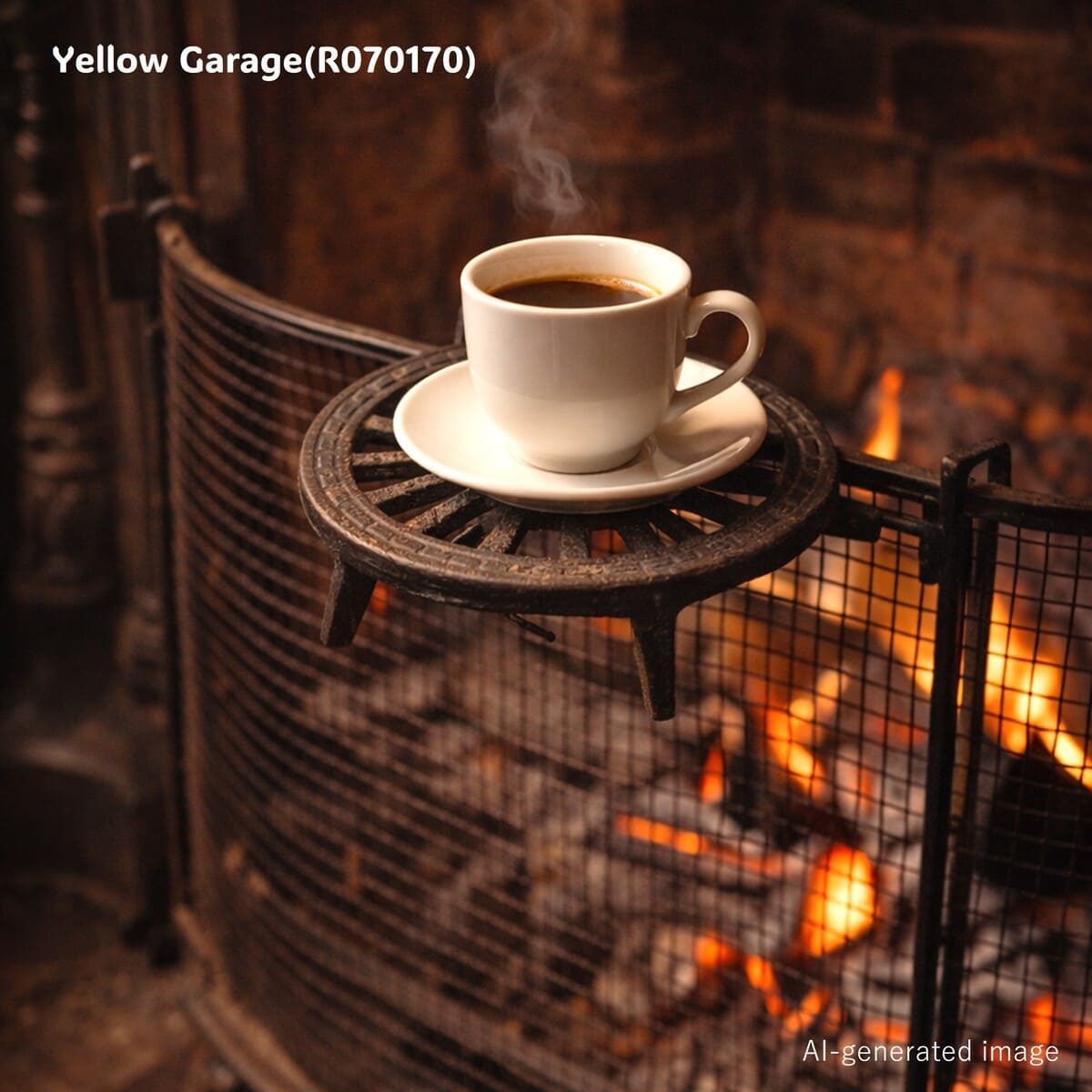 19世紀末から20世紀初頭のヨーロッパで使用されていたと考えられる鋳鉄製の暖炉アクセサリー＿AI