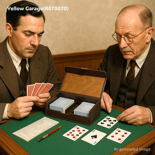 ヴィンテージ ブリッジゲーム フルセット（英国製・スコアカード＆鉛筆付）＿AI