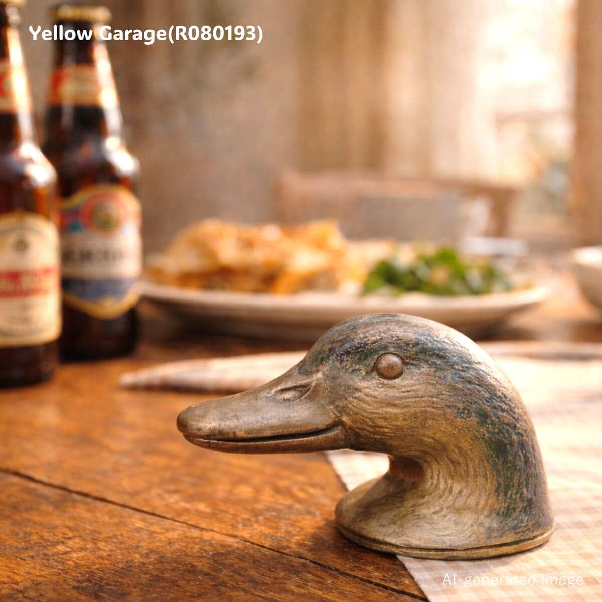 フランス・パリの老舗金物商 KIRBY, BEARD &amp; Co. によって製作されたアヒル（DUCK）をモチーフにした真鍮製ヴィンテージ・ボトルオープナー＿AI