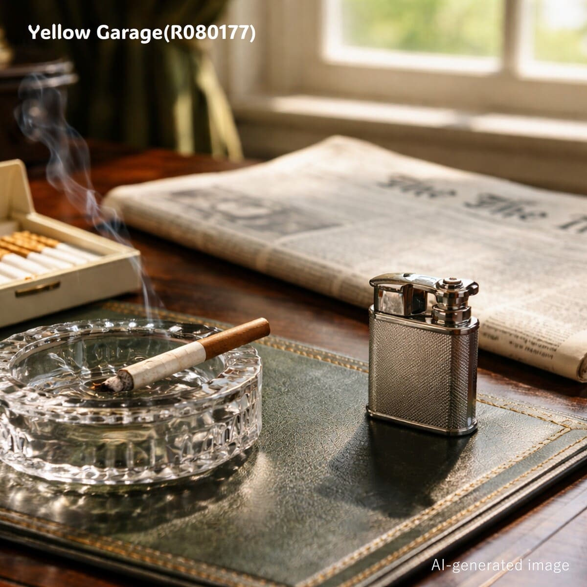 英国 Dunhill による「Dunhill Sport」オイルライター＿AI
