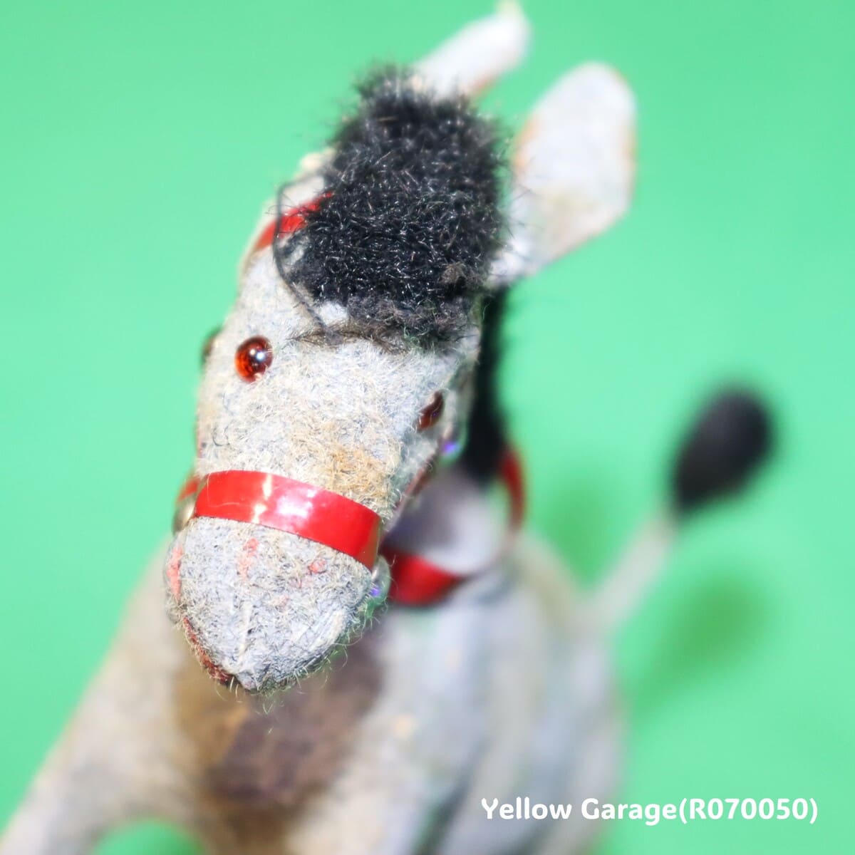 フランス製ヴィンテージ ゼンマイ式ロバのおもちゃ