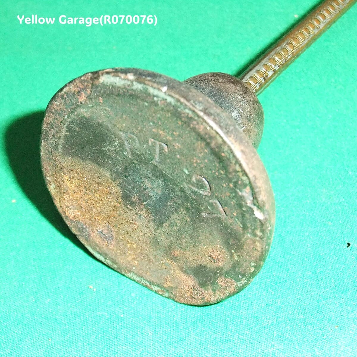 アンティーク 真鍮製アクセサリースタンド（PT 27刻印入）