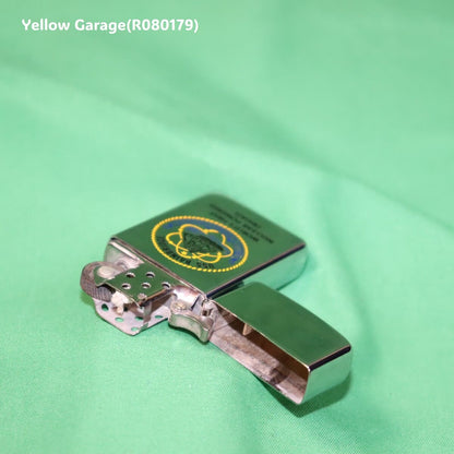 ZIPPO 社製1967年製スリムタイプ・オイルライター＿蓋開き左下