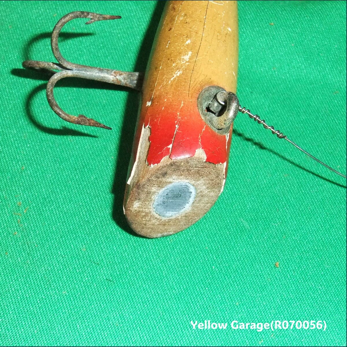 ヴィンテージ フロリダ ウッドポッパー（赤頭×黄ボディ）