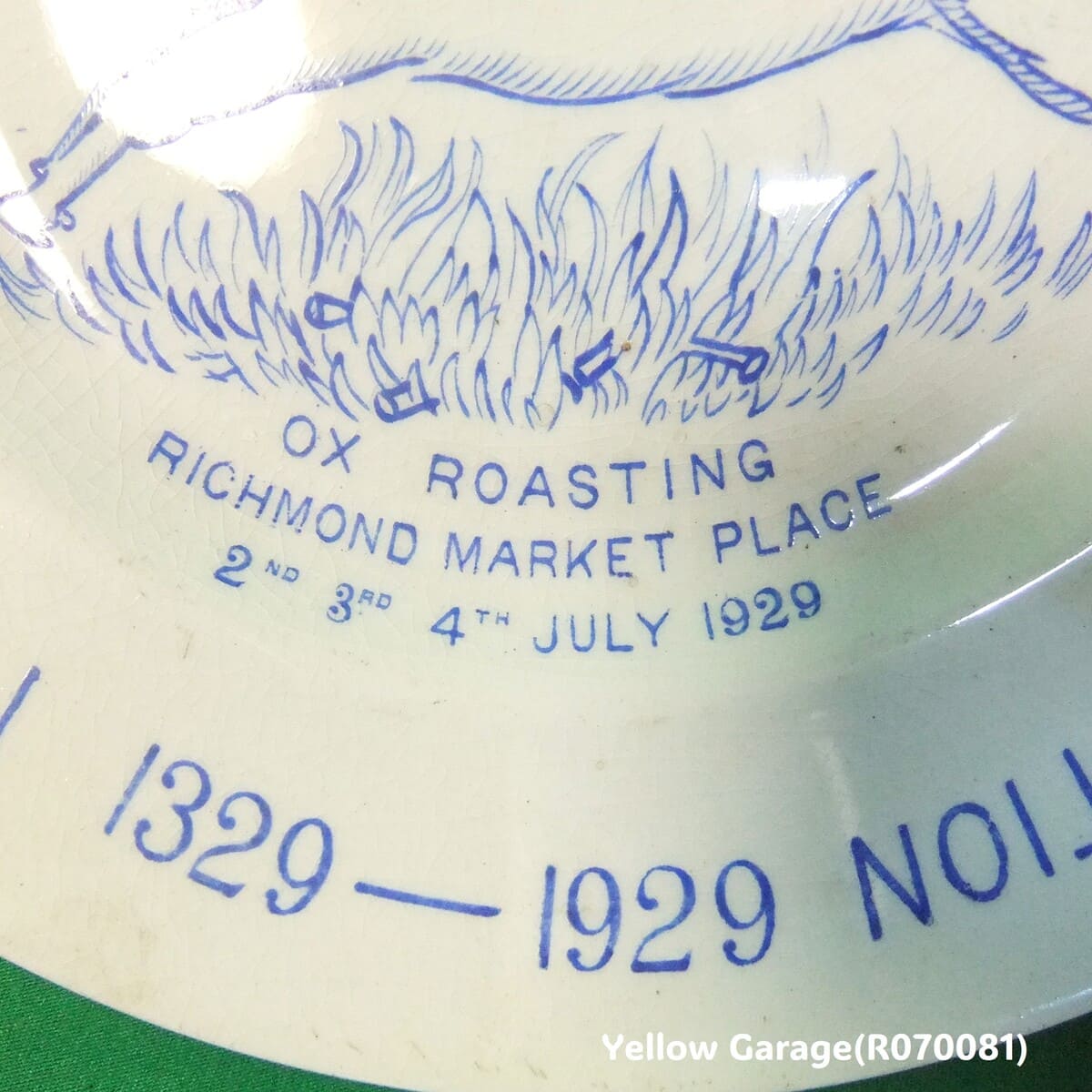 リッチモンド・ヨークシャー憲章600周年記念プレート（1929年製）