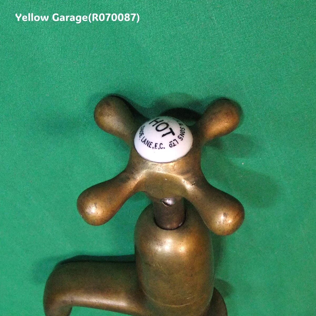 H.PONTIFEX & SONS LTD 真鍮製 アンティーク蛇口（HOT表記／セラミックトップ）