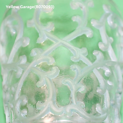 ルネ・ラリック フランス製アール・デコ装飾グラス 「サーモン ラヴェ・レザン/Sarments」（R.LALIQUE FRANCE刻印）