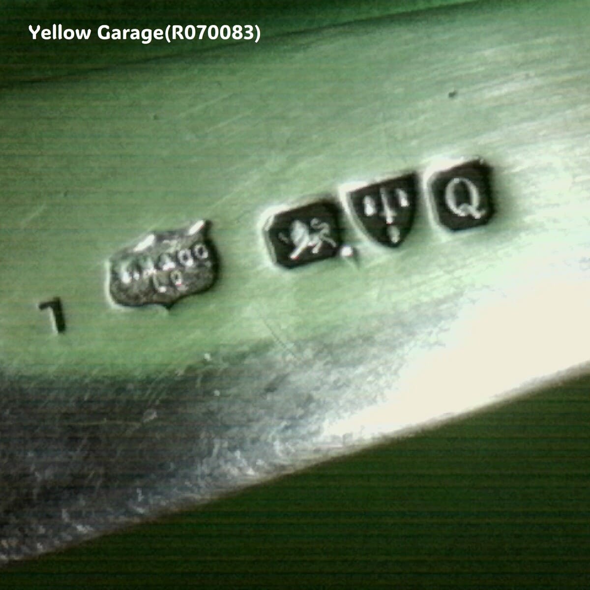 【英国製1967年製】スターリングシルバー ペーパーナイフ（ホールマーク＆イニシャル刻印入り）