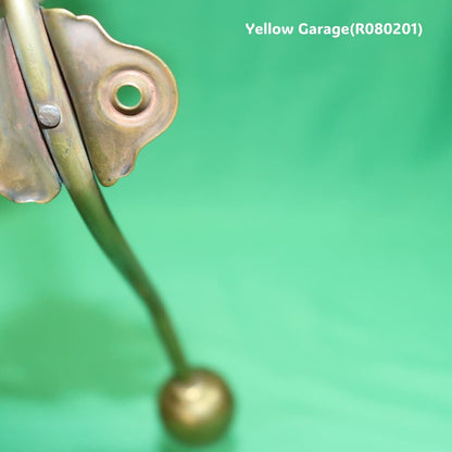 19世紀末から20世紀初頭のフランスで製造されたアンティークの壁付けフック＿金具裏アップ