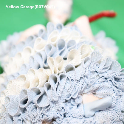 【ヴィンテージ・ドレスデンレース人形】Irish Dresden「Gina」Germany製／陶器フィギュリン