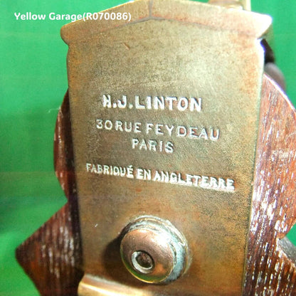 ロック付きアンティークデキャンタ・キャディ・文字拡大