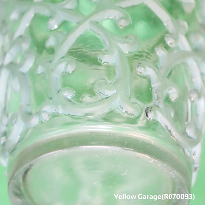 ルネ・ラリック フランス製アール・デコ装飾グラス 「サーモン ラヴェ・レザン/Sarments」（R.LALIQUE FRANCE刻印）