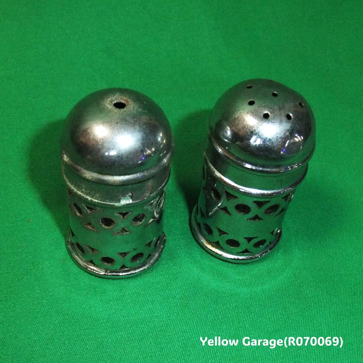 アンティーク 飛行機型 ソルト＆ペッパースタンド （Crusader製 / Made in England）