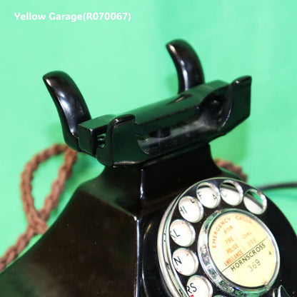 【英国製】GPO製 ベークライト ダイヤル式黒電話 1955年モデル
