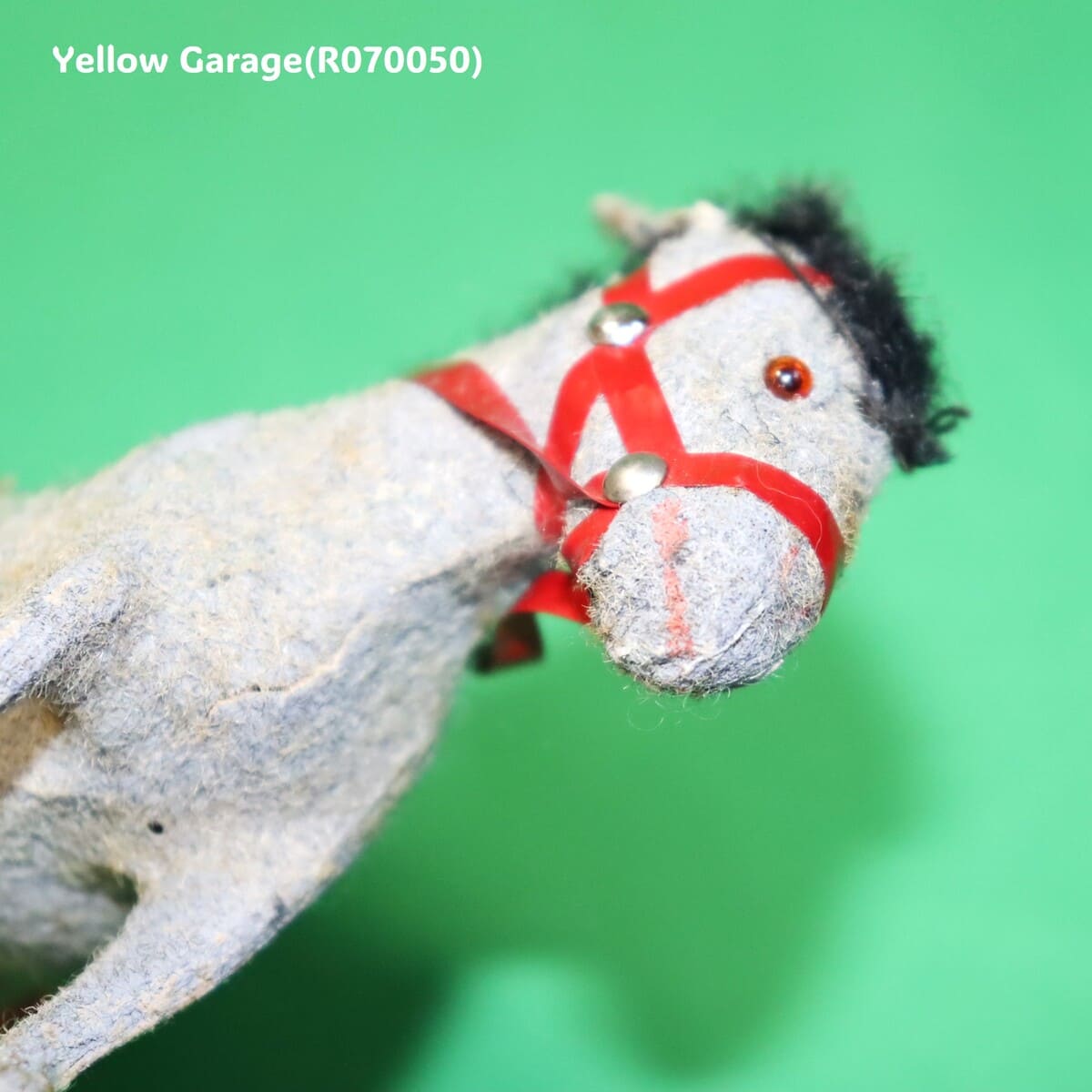 フランス製ヴィンテージ ゼンマイ式ロバのおもちゃ