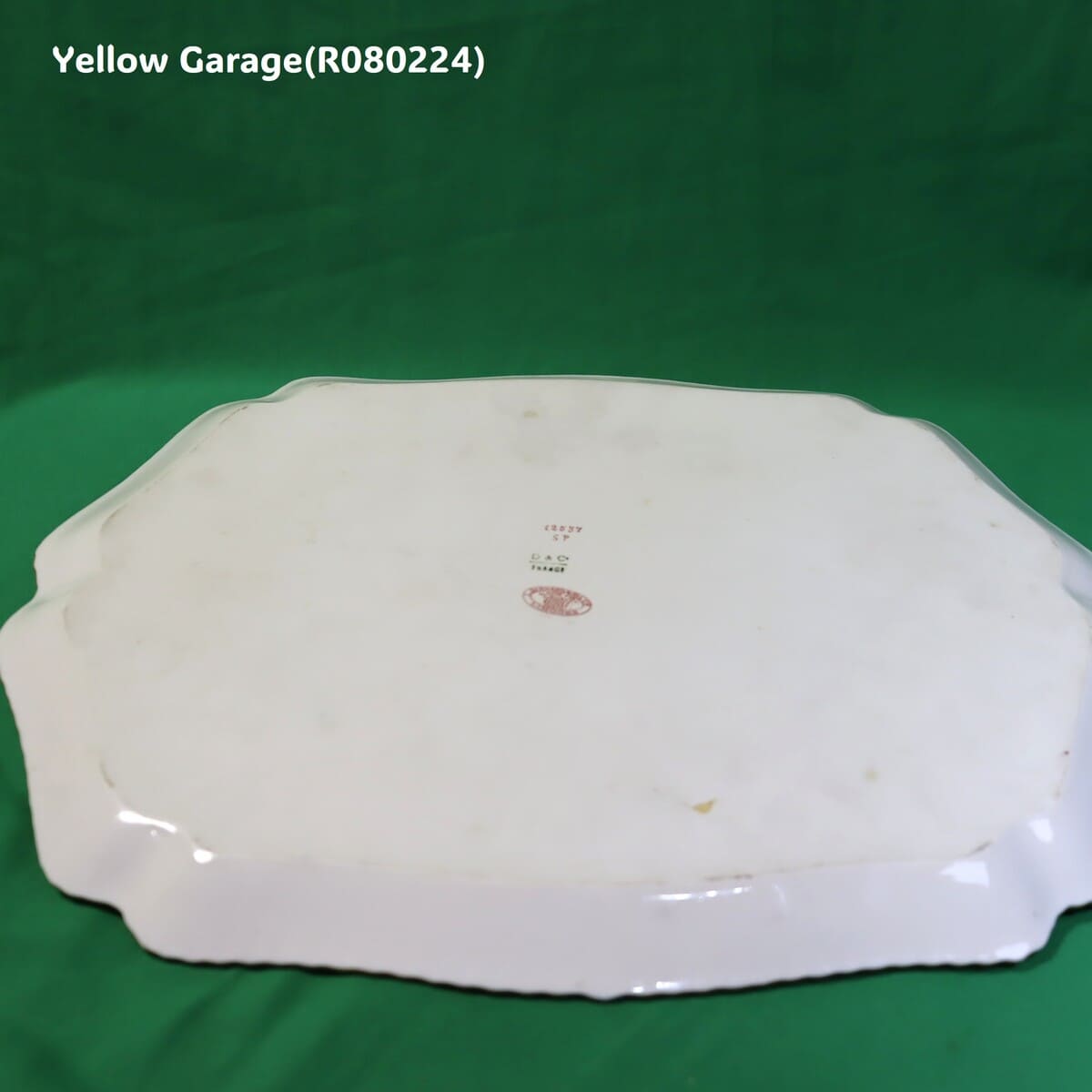 19世紀末〜20世紀初頭に製造されたフランス・リモージュのアンティークティーセット_トレイ裏