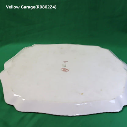 19世紀末〜20世紀初頭に製造されたフランス・リモージュのアンティークティーセット_トレイ裏