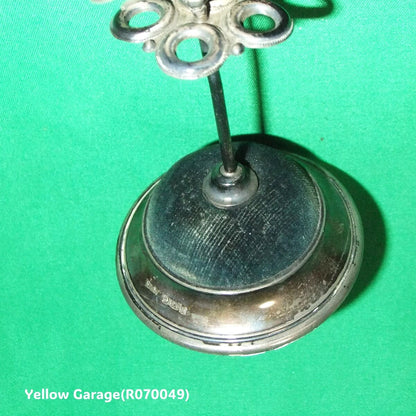 アンティーク純銀製 ソーイング針山／飛行機モチーフ（バーミンガム 1900年代初頭）