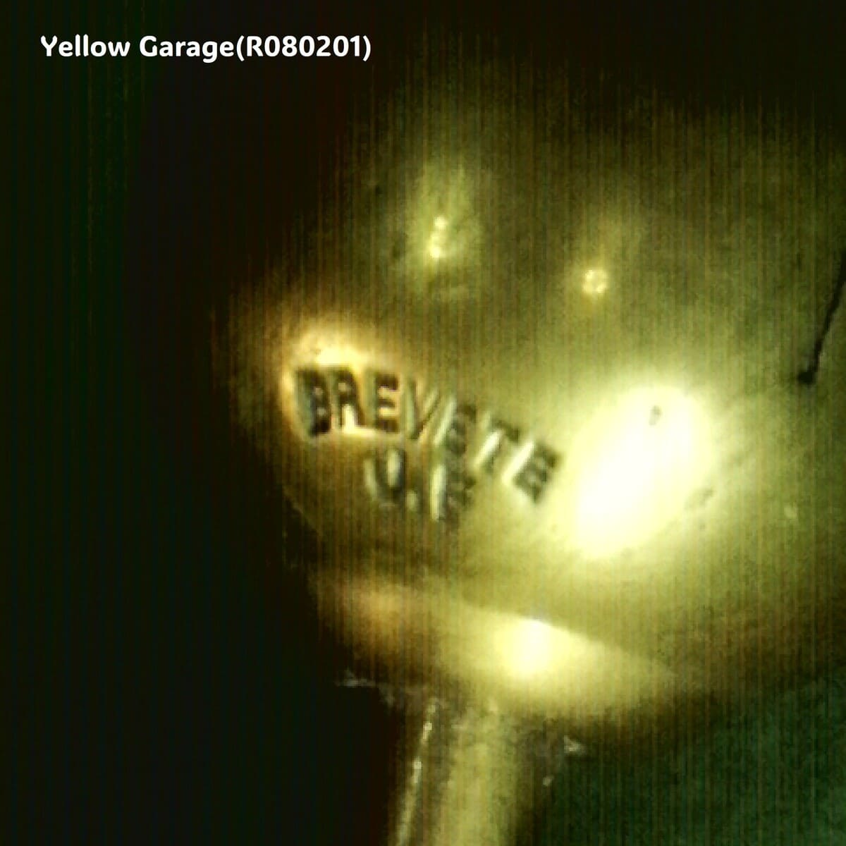 19世紀末から20世紀初頭のフランスで製造されたアンティークの壁付けフック＿文字顕微鏡