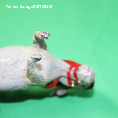 フランス製ヴィンテージ ゼンマイ式ロバのおもちゃ