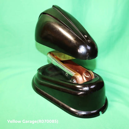 アール・デコ調 クレーンアーム式ヴィンテージデスクランプ＿中間伸び後ろ斜めから