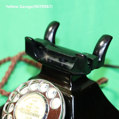 【英国製】GPO製 ベークライト ダイヤル式黒電話 1955年モデル