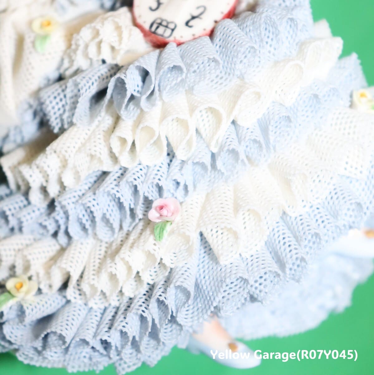 【ヴィンテージ・ドレスデンレース人形】Irish Dresden「Gina」Germany製／陶器フィギュリン