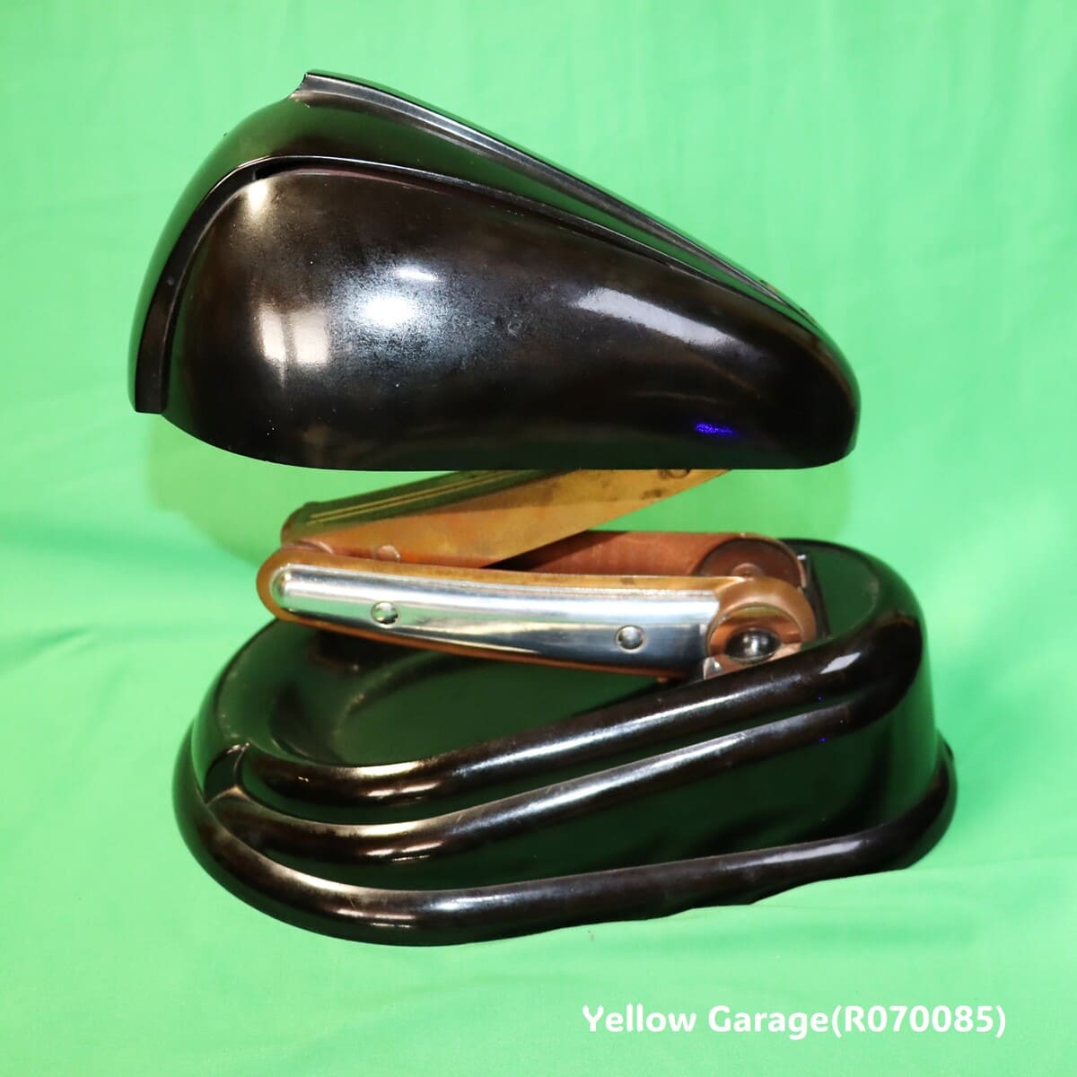 アール・デコ調 クレーンアーム式ヴィンテージデスクランプ＿中間伸び横から