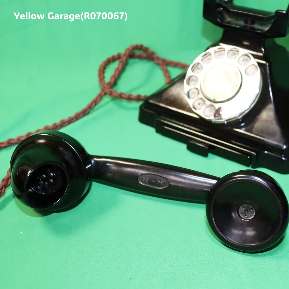 【英国製】GPO製 ベークライト ダイヤル式黒電話 1955年モデル