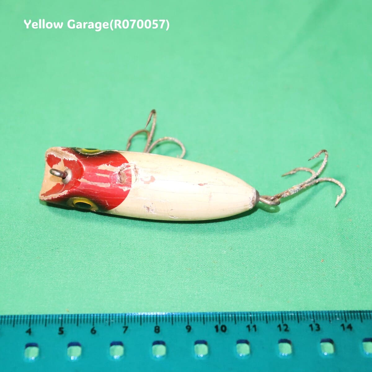 South Bend Oreno（オリノー） 3インチ 木製ポッパー型ルアー背中