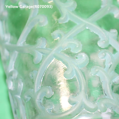 ルネ・ラリック フランス製アール・デコ装飾グラス 「サーモン ラヴェ・レザン/Sarments」（R.LALIQUE FRANCE刻印）