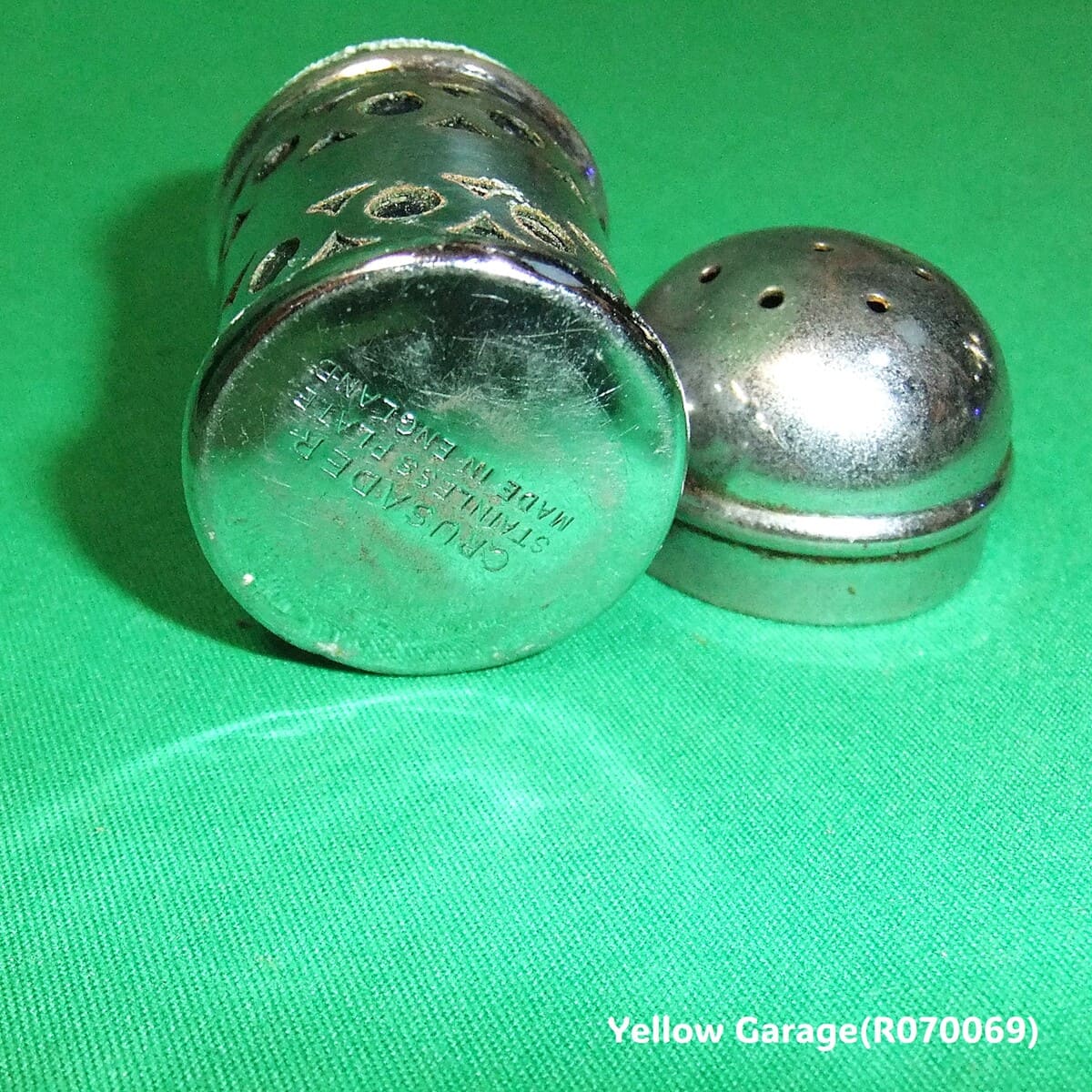 アンティーク 飛行機型 ソルト＆ペッパースタンド （Crusader製 / Made in England）