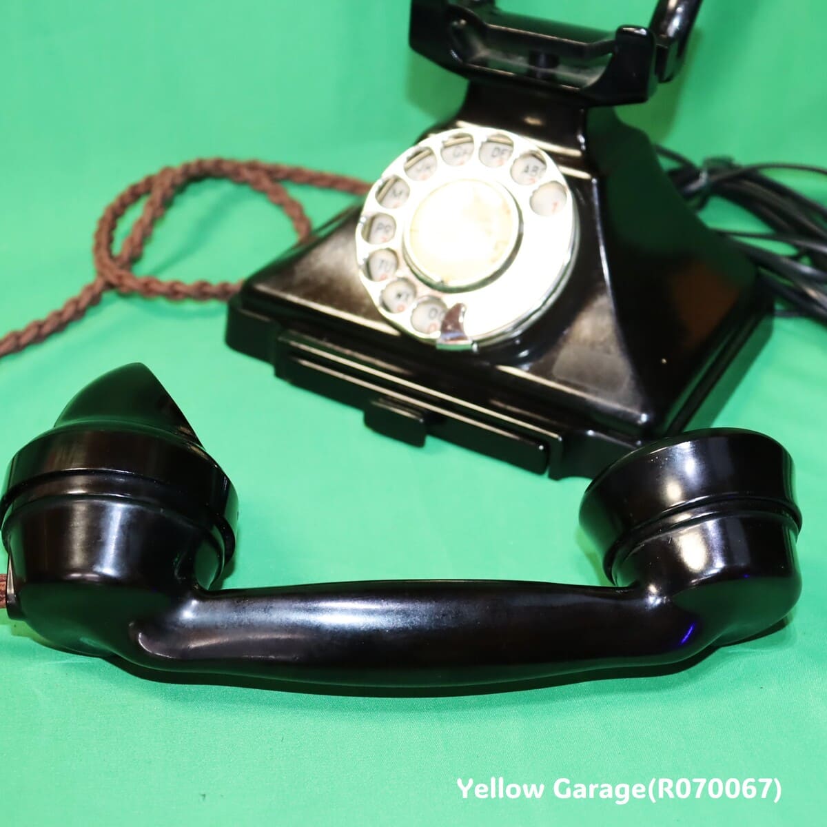 マニアック向け 黒電話 GPO製 ベークライト ダイヤル式黒電話 1955年 | 英国製 ヴィンテージ