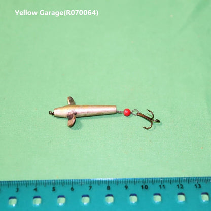 アンティーク メタル製 フィッシュルアー 小型 スクリューウィング付サイズ