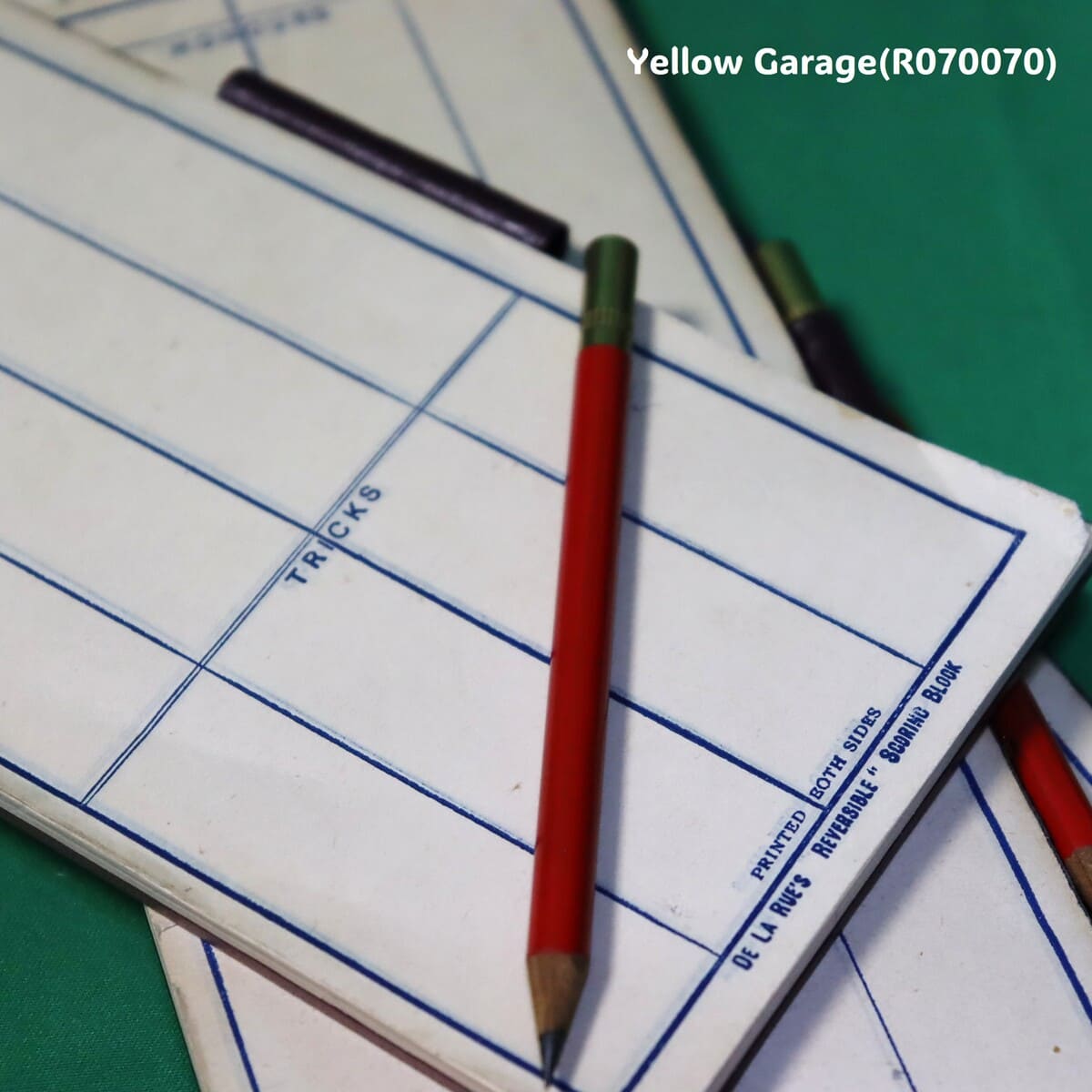 ヴィンテージ ブリッジゲーム フルセット（英国製・スコアカード＆鉛筆付）