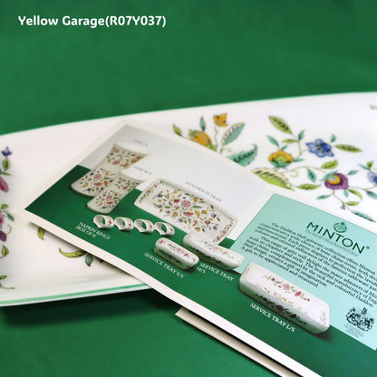 MINTON（ミントン） Haddon Hall サンドイッチプレート（幅 約30 cm／幅 約14 cm）