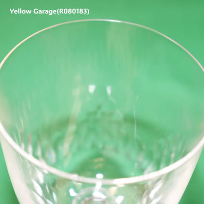 1936年以前に製造されたと考えられるオールド・バカラのワイングラス_口・超アップ