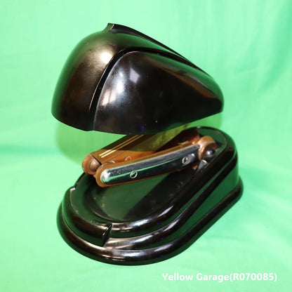 アール・デコ調 クレーンアーム式ヴィンテージデスクランプ＿中間伸び右斜めから