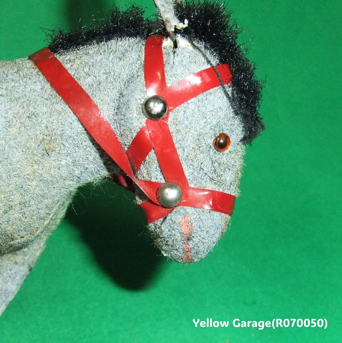 フランス製ヴィンテージ ゼンマイ式ロバのおもちゃ